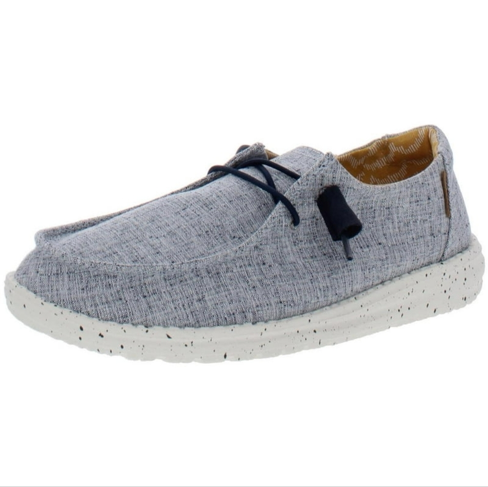 Hey Dude Casual Gray Loafers with Speckled Sole